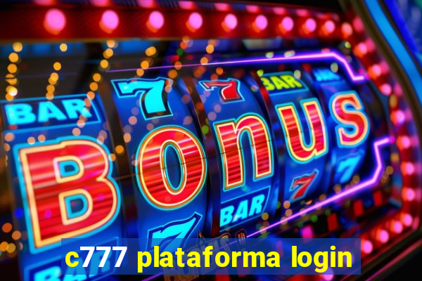 c777 plataforma login